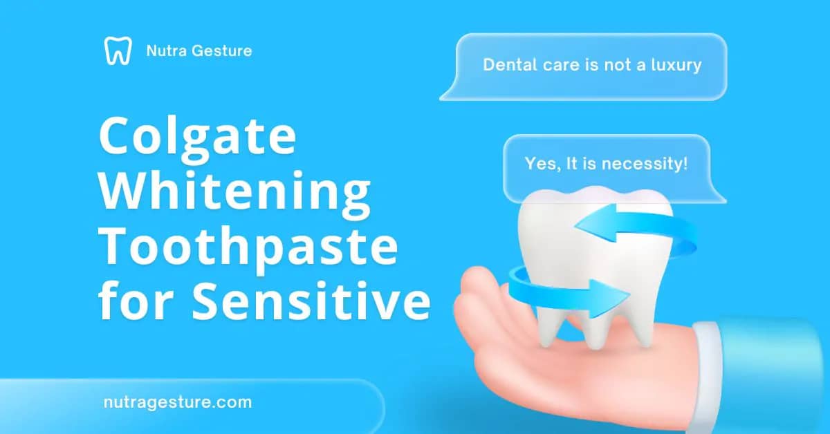 Colgate Whitening Toothpaste for Sensitive