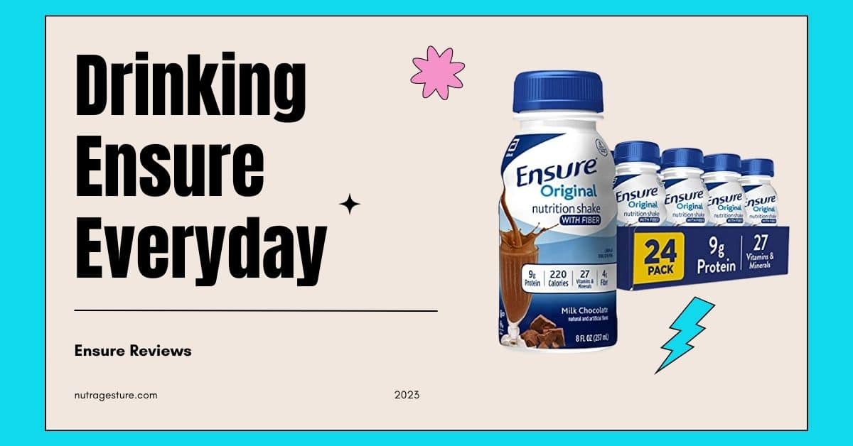 The Truth About Drinking Ensure Everyday Is It Really Bad for You?